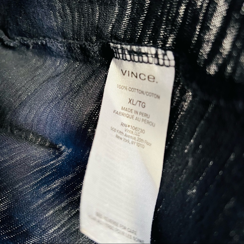 Vince navy polo shirt 100% cotton - Picture 7 of 7
